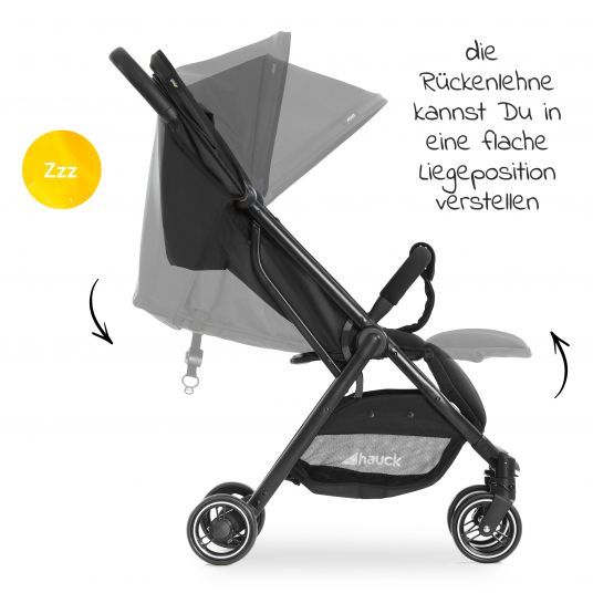 Hauck Travel buggy Swift X with one-hand autofold and carrying strap (only 6.3 kg) - incl. comfort top - Disney - Minnie