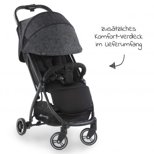 Hauck Travel buggy Swift X with one-hand autofold and carrying strap (only 6.3 kg) - incl. comfort top - Disney - Winnie Pooh