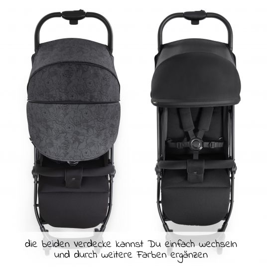 Hauck Travel buggy Swift X with one-hand autofold and carrying strap (only 6.3 kg) - incl. comfort top - Disney - Winnie Pooh
