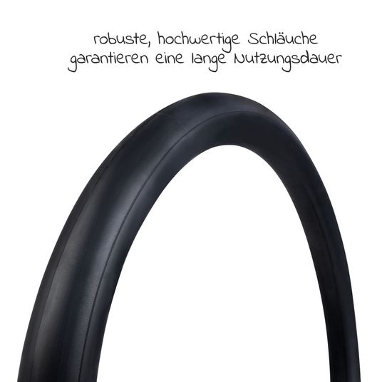 Hauck Reparatur Set (2x Ersatz-Schlauch + Reifenheber) für Bike Trailer