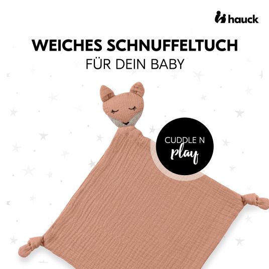 Hauck Schnuffeltuch Cuddle N Play Animals - Fox Cork