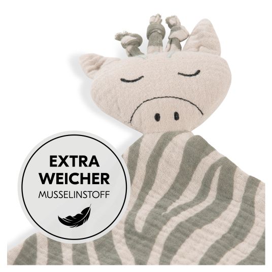 Hauck Schnuffeltuch Cuddle N Play Animals - Zebra Sage
