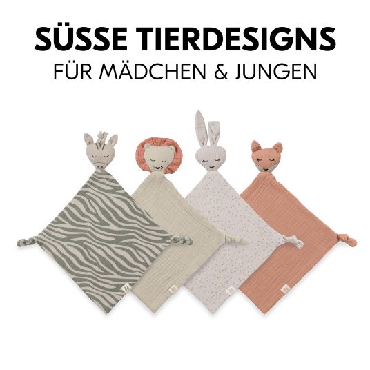 Hauck Schnuffeltuch Cuddle N Play Animals - Zebra Sage