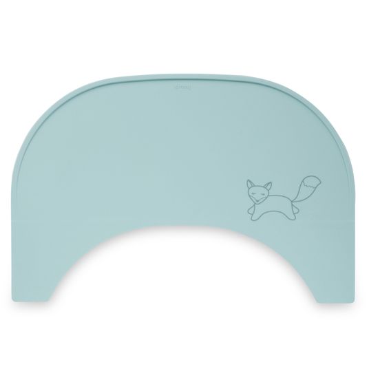 Hauck Silicone pad for Alpha dining board (non-slip and wipeable) - Highchair Tray Mat - Mint Fox