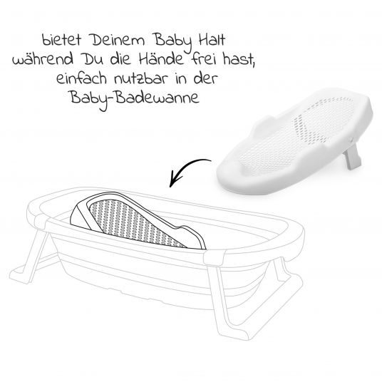 Hauck Sitzeinlage für Badewanne Bathtub Baby Inlay - White