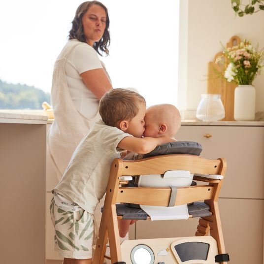 Hauck Sitzissen / Hochstuhlauflage für Highchair Baby Seat - Dark Grey