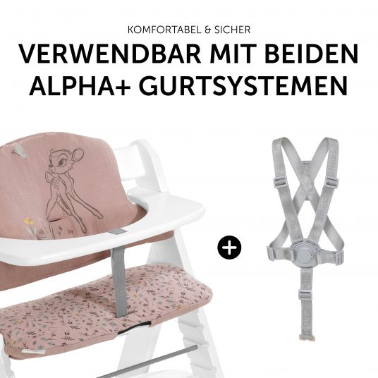 Hauck Sitzkissen / Hochstuhlauflage für Alpha Hochstuhl Highchair Pad Select - Disney - Bambi Rose
