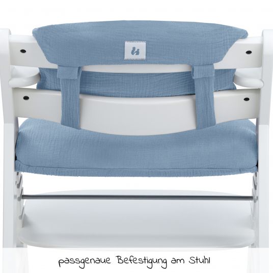 Hauck Cuscino per sedile / cuscinetto per seggiolone Alpha Plus - Blu polvere