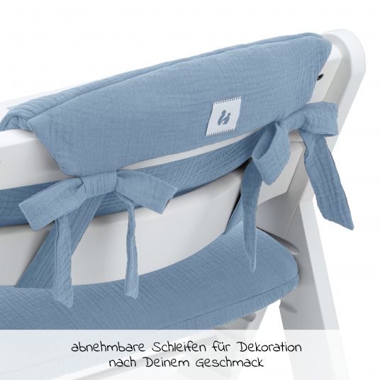 Hauck Cuscino per sedile / cuscinetto per seggiolone Alpha Plus - Blu polvere