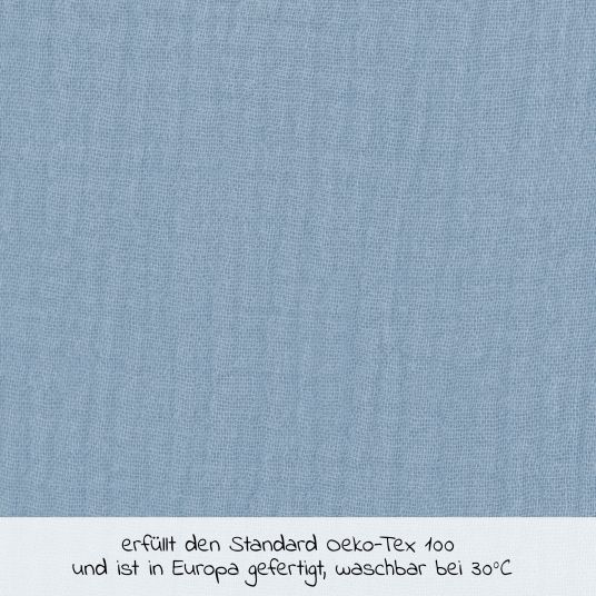 Hauck Sitzkissen / Hochstuhlauflage Highchair Pad für Alpha Plus Hochstuhl - Dusty Blue