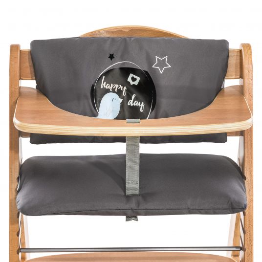 Hauck Seat cushion / high chair pad / seat cushion - Happy Day Grey