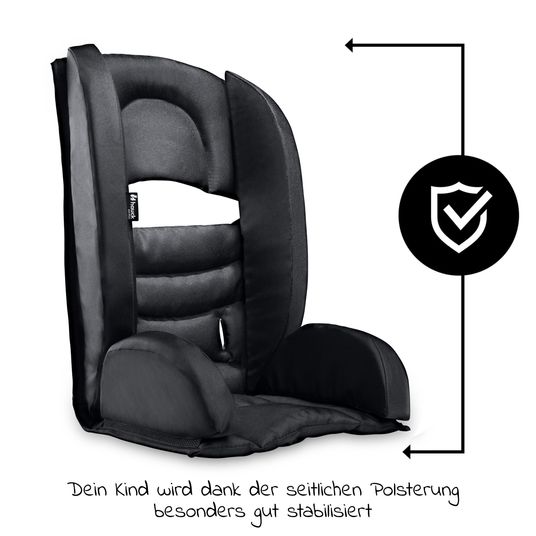 Hauck Sitzpolster für Dryk Duo Fahrradanhänger - Bike Trailer Comfort Seat - Black