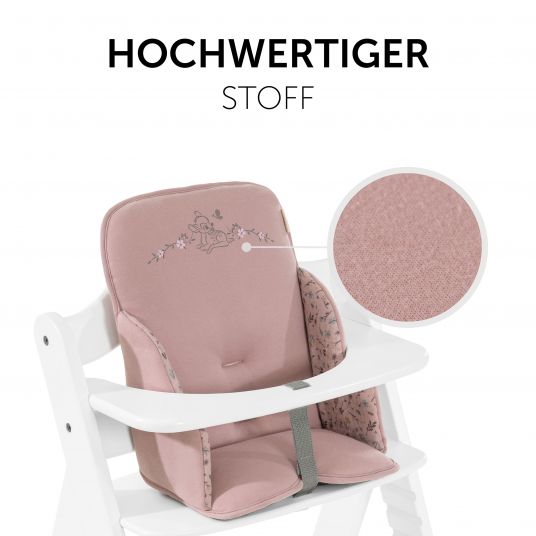 Hauck Sitzverkleinerer / Sitzkissen für Alpha Hochstuhl Cosy Select - Disney - Bambi Rose