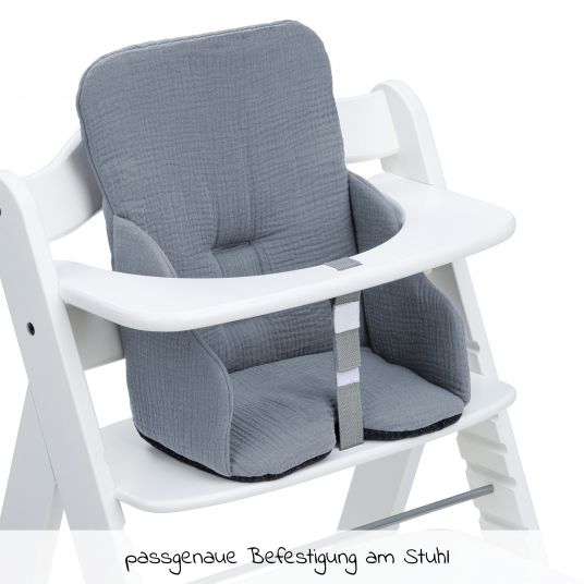 Hauck Riduttore di seduta / cuscino di seduta Seggiolone Baby Pad per seggiolone Alpha Plus - Pietra