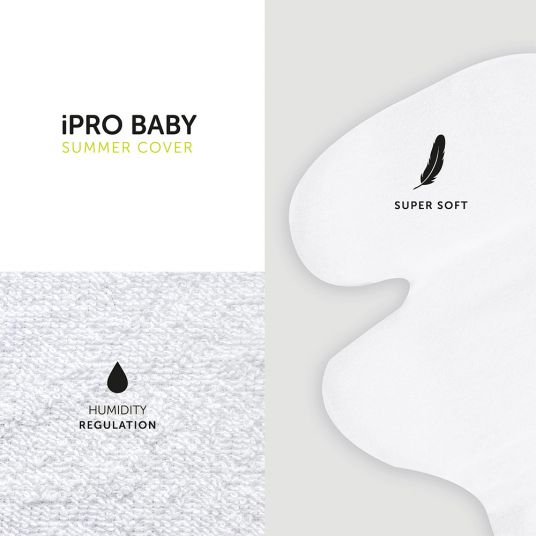 Hauck Sommerbezug für Babyschale iPro Baby - Weiß
