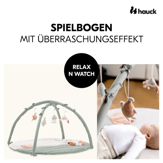 Hauck Coperta con arco di gioco (coperta per attività) Relax N Watch - Animali acquatici