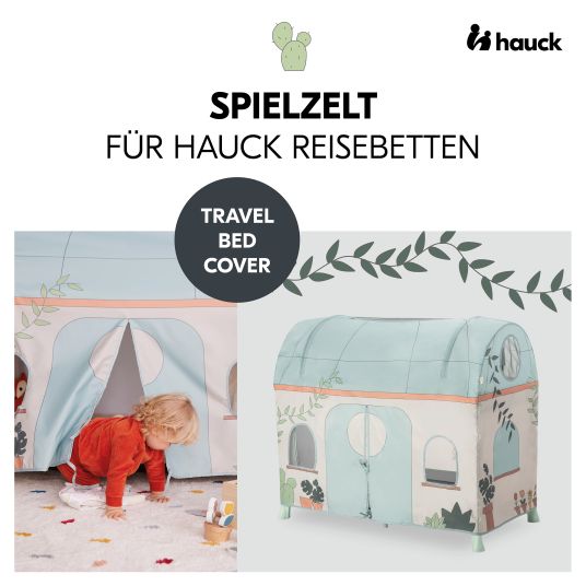 Hauck Spielzelt für Reisebett Travel Bed Cover - Plants