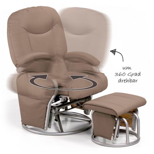 Hauck Glider nursing & relaxation chair - cream