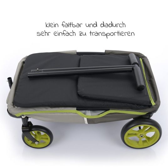 Hauck Toys for Kids Bollerwagen Eco Mobil Light mit Sitz für ein Kind - Forest