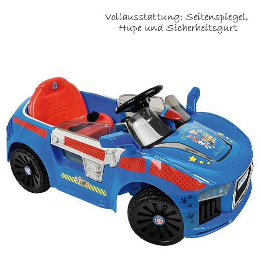 Hauck Toys for Kids Electric Car E-Cruiser - Paw Patrol - Blue Red