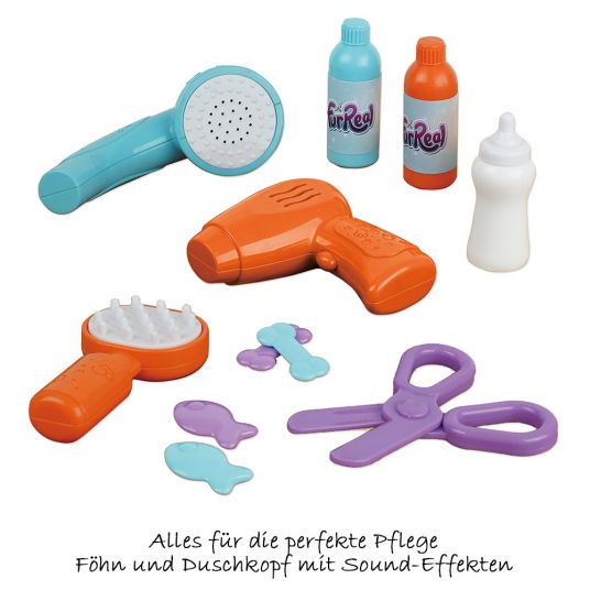 Hauck Toys for Kids FurReal-Schönheitssalon Grooming Box für Kuscheltiere - Lila Blau