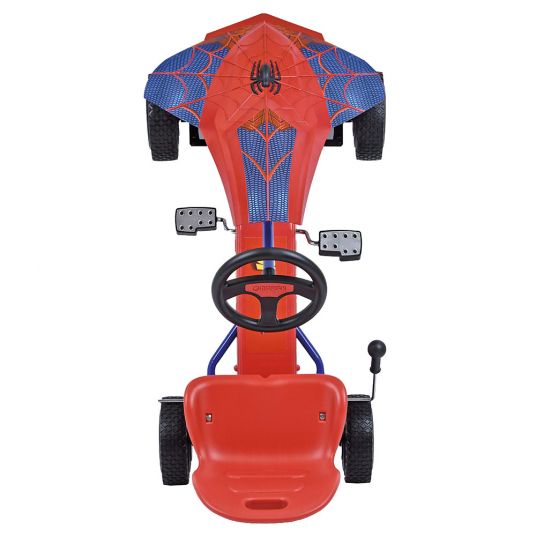 Hauck Toys for Kids Go-kart Spiderman - Auto a pedali con il design dell'Uomo Ragno della Marvel