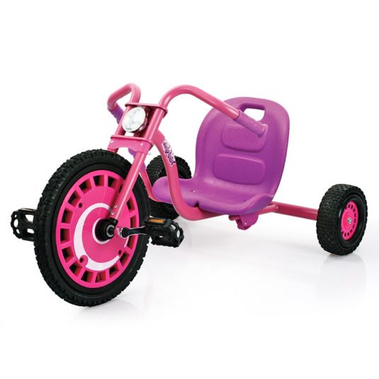 Hauck Toys for Kids Gokart Typhoon - Dreirad Chopper / Trike - Pink Purple