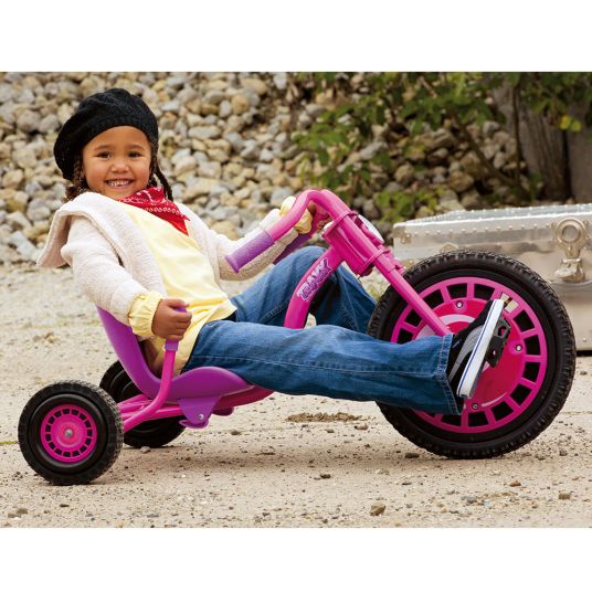 Hauck Toys for Kids Go-kart Typhoon - Tricycle Chopper / Trike - Pink Purple