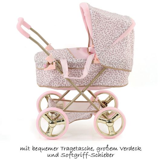 Hauck Toys for Kids Passeggino per bambole Gini - Little Diva - Oro Rosa