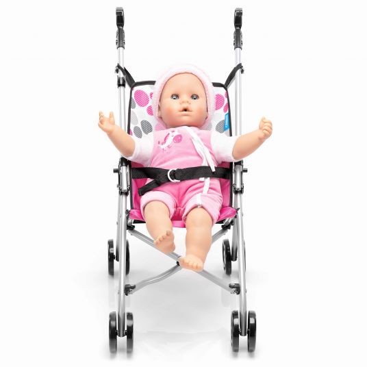 Hauck Toys for Kids Doll buggy Uno Mini - Pink Dot