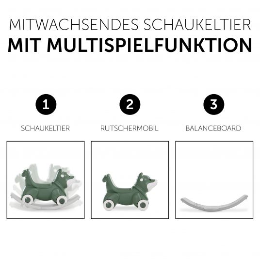 Hauck Toys for Kids Schaukeltier / Rutscher 1st Rocker - Fox Green