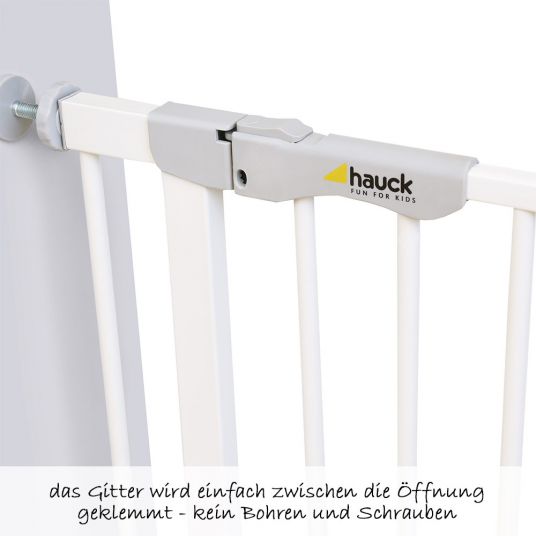 Hauck Tür- & Treppenschutzgitter Autoclose'n Stop - White