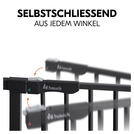 Hauck Türschutzgitter Clear Step Autoclose 2 - Black