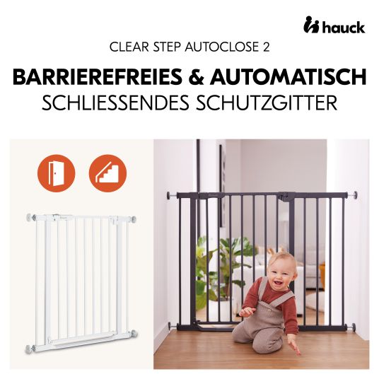 Hauck Door safety gate Clear Step Autoclose 2 - White