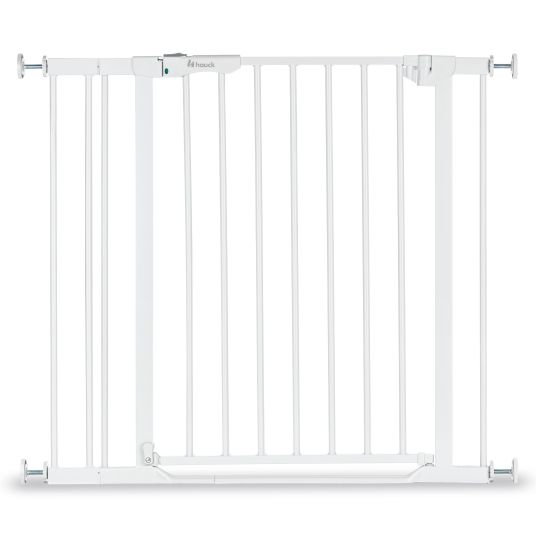 Hauck Door safety gate incl. extension Clear Step Autoclose 2 Set + 9 cm - White