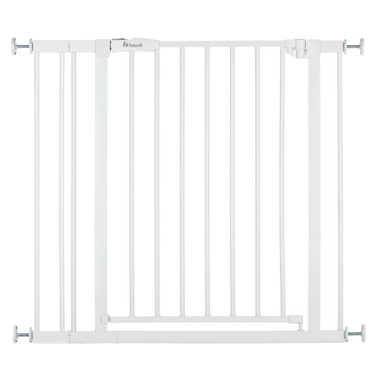 Hauck Door safety gate incl. extension Open N Stop 2 (75-80 cm) incl. 9 cm extension - White - White