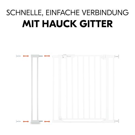 Hauck Türschutzgitter Verlängerung Safety Gate Extension 9 cm - passend für Hauck Schutzgitter - White