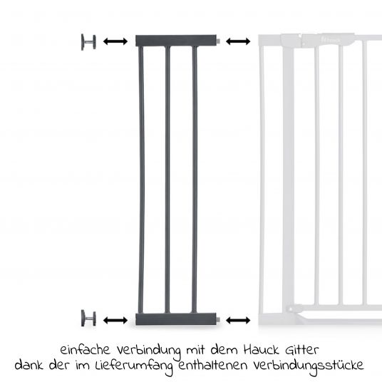 Hauck Türschutzgitter Verlängerung Safety Gate Extensions 21 cm - Dark Grey