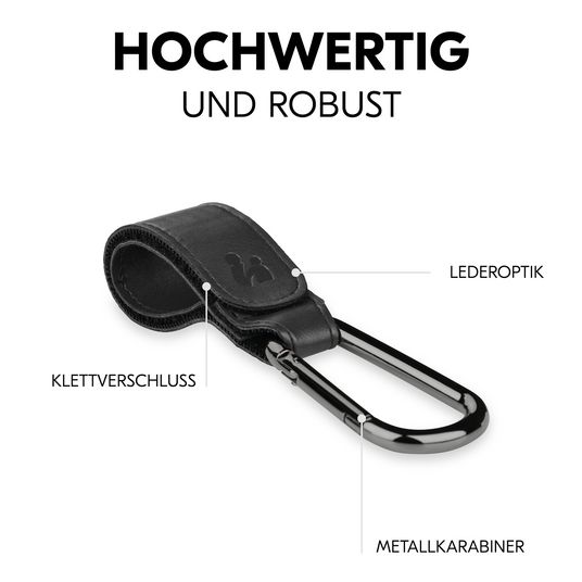 Hauck Universal stroller hook for carrycots / changing bags - Black