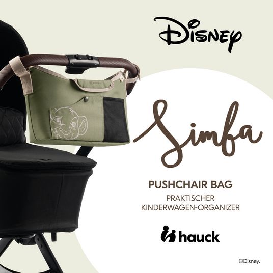Hauck Universal Kinderwagen Organizer - Disney Simba Olive