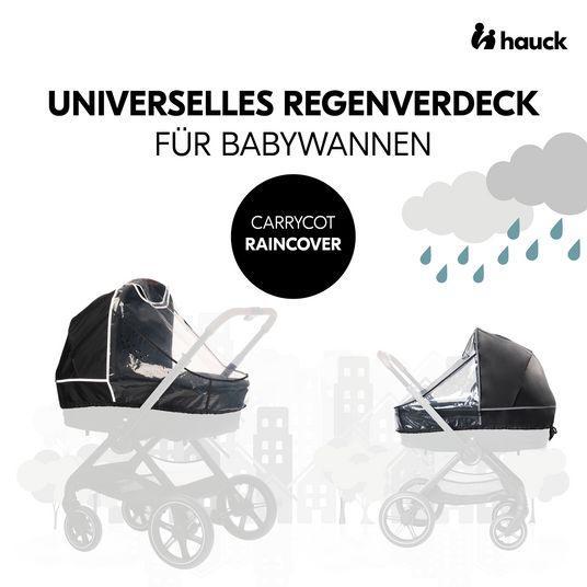 Hauck Universal Regenschutz für Kinderwagen Babywannen