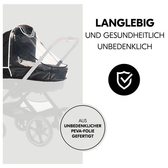 Hauck Universal Regenschutz für Kinderwagen Babywannen
