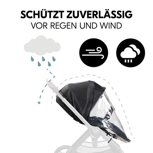 Hauck Universal Regenschutz für Kinderwagen (Sportsitze / Buggysitze)