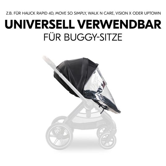 Hauck Universal rain cover for baby carriages (sports seats / buggy seats)