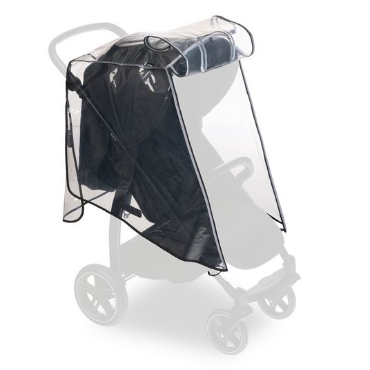 Hauck Universal Regenschutz mit großer Frontöffnung für Buggys & Kinderwagen