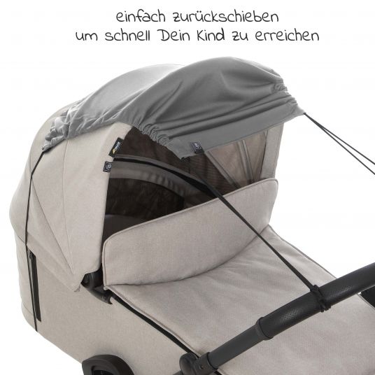 Hauck Universal Sonnensegel für Kinderwagen - Grey
