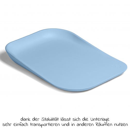 Hauck Wickelauflage Change N Clean rutschfest & abwaschbar - Light Blue