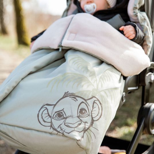 Hauck Winter footmuff for baby carriages and buggies Pushchair Footmuff - Disney - Simba Olive