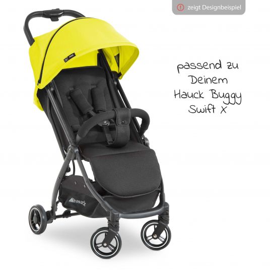 Hauck Additional sun canopy for stroller Swift X - Single Deluxe Canopy - Neon Yellow