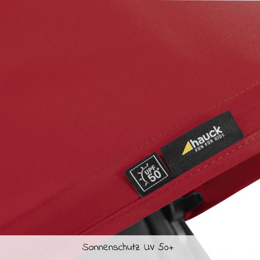 Hauck Tettuccio parasole aggiuntivo per Buggy Swift X - Tettuccio singolo Deluxe - Rosso